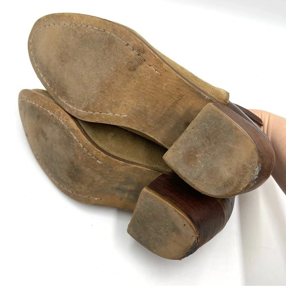 Madewell The Cait Suede Leather Ankle Boots size 6 - Picture 7 of 8